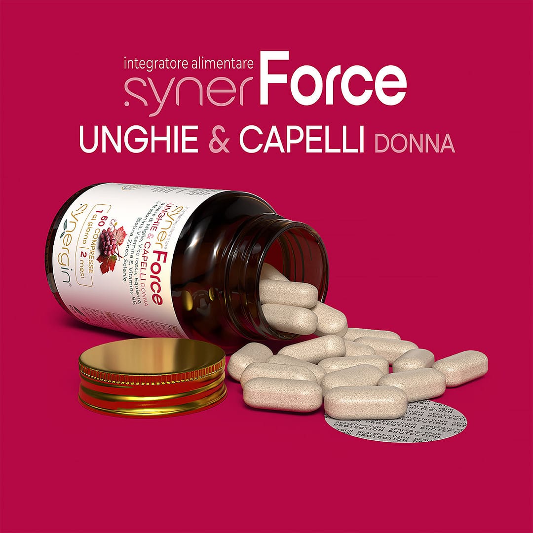 synerForce Donna - con biotina per rinforzare capelli e unghie, bellezza al femminile.